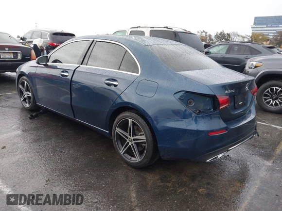 2021 Mercedes-Benz A 220 with VIN W1K3G4EB9MJ272143, listed as a IAAI auction lot 41568057 with 36,733 mi miles and . Bid and sale history available at DreamBid. Image 3.