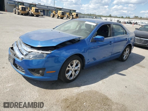 2012 Ford Fusion SE with VIN 3FAHP0HA8CR236191, listed as a Copart auction lot 50141195 with 82,863 mi miles and Salvage Title. Bid and sale history available at carsss.com. Image 1.