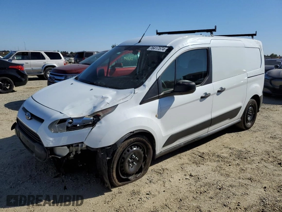 2014 Ford Transit Connect XL with VIN NM0LE7E75E1166753, listed as a Copart auction lot 42839675 with 17,828 mi miles and Salvage title. Bid and sale history available at DreamBid. Image 1.