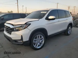2024 Honda Passport EX-L z VIN 5FNYF8H50RB003754, wystawiony jako Copart lot #88325465 z przebiegiem 3651 mil mil oraz Szkody całkowita. Historia ofert i sprzedaży dostępna na DreamBid. Obrazek 1.