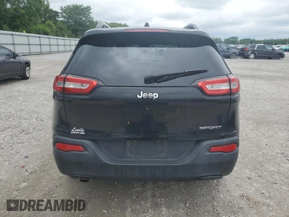 2016 Jeep Cherokee Sport z VIN 1C4PJLAB2GW222382, wystawiony jako Copart lot #59657865 z przebiegiem 124 673 mil mil oraz Szkoda całkowita • Salvage title. Historia ofert i sprzedaży dostępna na DreamBid. Obrazek 6.