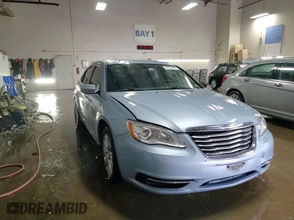 2014 Chrysler 200 LX with VIN 1C3CCBAG6EN164900, listed as a Copart auction lot 50705835 with 123,818 mi miles and Salvage Title. Bid and sale history available at carsss.com. Image 13.