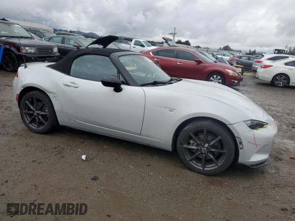 2016 Mazda MX-5 Miata Club z VIN JM1NDAC79G0107454, wystawiony jako Copart lot #47976975 z przebiegiem 47 362 mil mil oraz Szkoda całkowita • Salvage title. Historia ofert i sprzedaży dostępna na DreamBid. Obrazek 4.