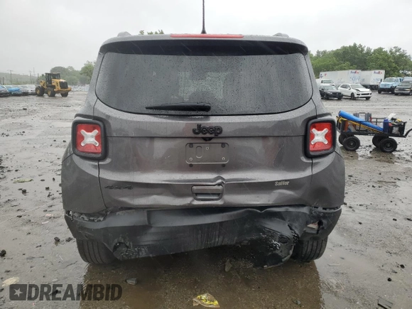 2019 Jeep Renegade Altitude with VIN ZACNJBB11KPK30872, listed as a Copart auction lot 58598305 with 87,474 mi miles and Salvage title. Bid and sale history available at DreamBid. Image 6.