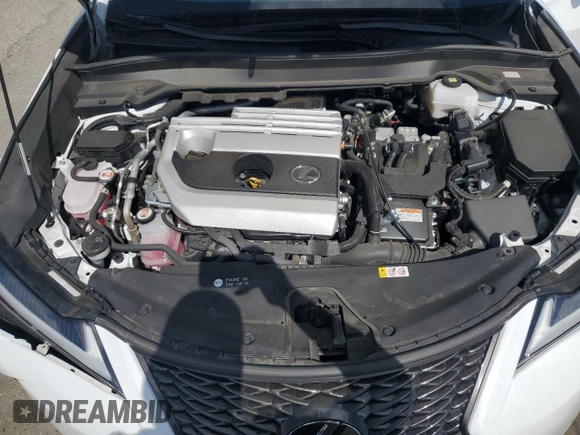 2023 Lexus UX 250h F Sport z VIN JTHB6JBH0P2155693, wystawiony jako Copart lot #56769475 z przebiegiem 61 661 mil mil oraz Szkoda całkowita • Salvage title. Historia ofert i sprzedaży dostępna na DreamBid. Obrazek 12.
