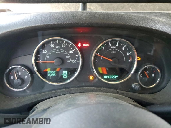 2017 Jeep Wrangler Unlimited Sahara with VIN 1C4BJWEG1HL541650, listed as a Copart auction lot 54393255 with 184,323 mi miles and Clean title. Bid and sale history available at DreamBid. Image 9.