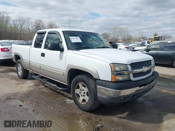 2005 Chevrolet Silverado 1500 Z71 with VIN 1GCEK19Z15Z182852, listed as a IAAI auction lot 41891082 with 182,839 mi miles and . Bid and sale history available at DreamBid. Image 1.