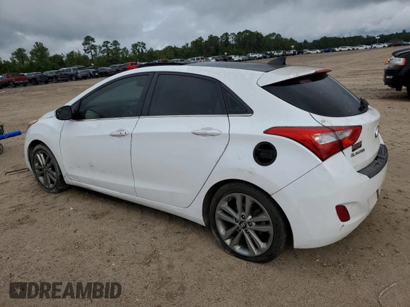 2017 Hyundai Elantra GT with VIN KMHD35LH5HU358721, listed as a Copart auction lot 71369104 with 93,123 mi miles and Salvage Title. Bid and sale history available at carsss.com. Image 2.