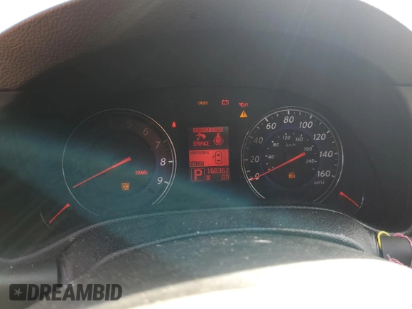 2007 Infiniti G35 Journey with VIN JNKBV61E37M710924, listed as a Copart auction lot 76818704 with 160,362 mi miles and Salvage Title. Bid and sale history available at DreamBid. Image 9.