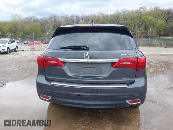 2014 Acura MDX Tech Pkg with VIN 5FRYD4H48EB007470, listed as a IAAI auction lot 42123432 with 186,942 mi miles. Bid and sale history available at carsss.com. Image 16.