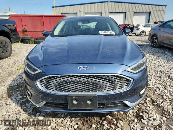 2019 Ford Fusion Titanium with VIN 3FA6P0RUXKR241536, listed as a Copart auction lot 61768335 with 208,133 mi miles and Salvage title. Bid and sale history available at DreamBid. Image 5.