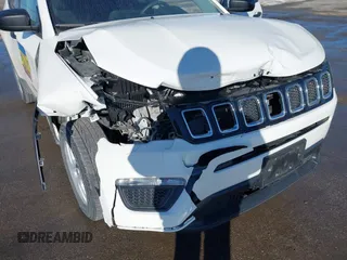 2020 Jeep Compass Sport with VIN 3C4NJDAB5LT170761, listed as a IAAI auction lot 41645477 with 74,919 mi miles. Bid and sale history available at carsss.com. Image 6.