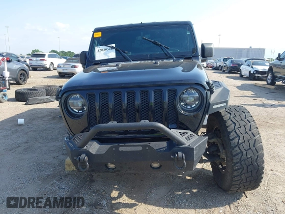 2020 Jeep Wrangler Unlimited Sahara with VIN 1C4HJXEG6LW211932, listed as a IAAI auction lot 42040546 with 74,732 mi miles and . Bid and sale history available at DreamBid. Image 13.