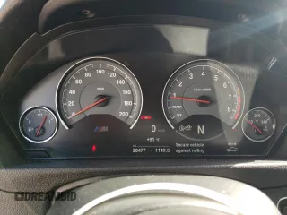 2018 BMW M4 with VIN WBS4Y9C57JAC86460, listed as a Copart auction lot 73022204 with 28,477 mi miles and Salvage Title. Bid and sale history available at carsss.com. Image 9.