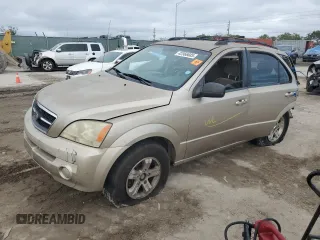 2005 Kia Sorento LX with VIN KNDJD733055406491, listed as a Copart auction lot 42366685 with 0 mi miles and Salvage Title. Bid and sale history available at carsss.com. Image 1.