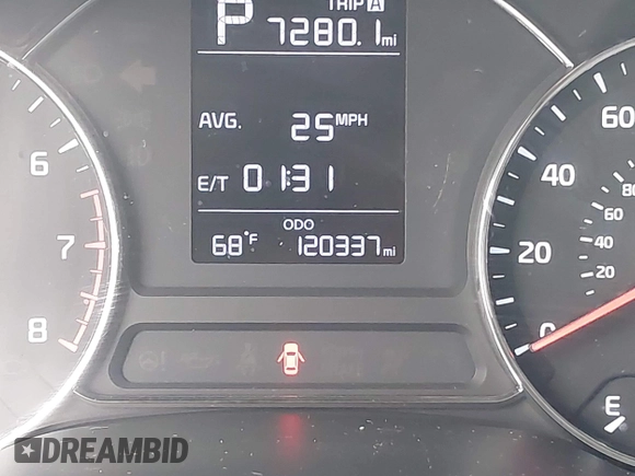 2017 Kia Forte LX with VIN 3KPFK4A70HE099395, listed as a IAAI auction lot 40433686 with 120,337 mi miles. Bid and sale history available at carsss.com. Image 16.