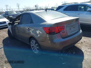 2010 Kia Forte SX with VIN KNAFW4A36A5305822, listed as a IAAI auction lot 41827311 with 1 mi miles. Bid and sale history available at carsss.com. Image 3.