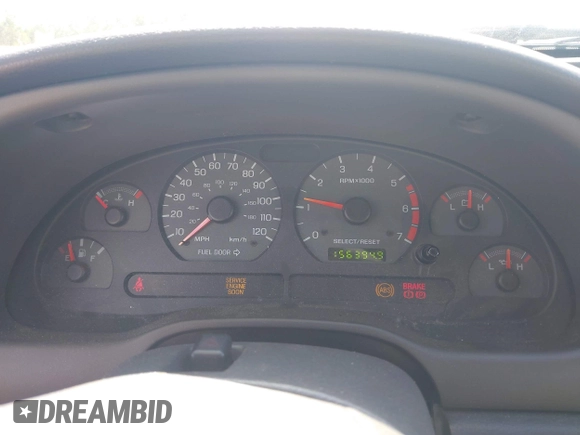 2001 Ford Mustang Deluxe with VIN 1FAFP44441F135562, listed as a IAAI auction lot 42343630 with 156,394 mi miles and . Bid and sale history available at DreamBid. Image 7.