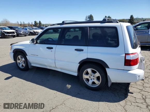 2002 Subaru Forester S w/Premium Pkg with VIN JF1SF65622H712267, listed as a Copart auction lot 50422135 with 106,196 mi miles and Salvage Title. Bid and sale history available at carsss.com. Image 2.