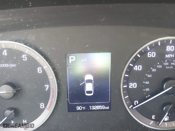 2015 Hyundai Sonata 2.4L Sport with VIN 5NPE34AF1FH042454, listed as a IAAI auction lot 41799812 with 132,859 mi miles. Bid and sale history available at carsss.com. Image 15.