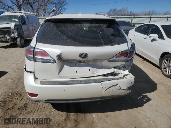 2013 Lexus RX 450h with VIN JTJBC1BA4D2437969, listed as a Copart auction lot 48667865 with 137,227 mi miles and Salvage Title. Bid and sale history available at DreamBid. Image 6.