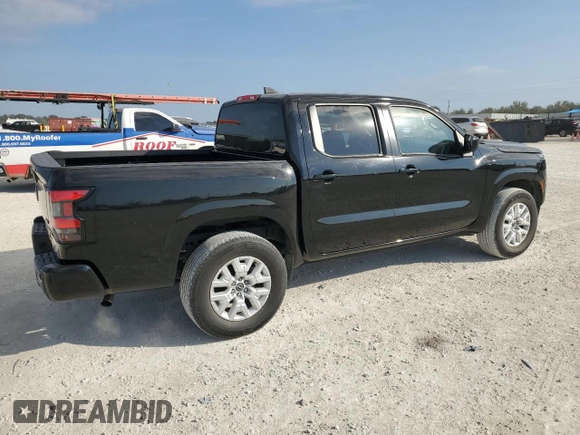 2022 Nissan Frontier S with VIN 1N6ED1EJ5NN663296, listed as a Copart auction lot 43087855 with 32,935 mi miles and Salvage Title. Bid and sale history available at carsss.com. Image 3.