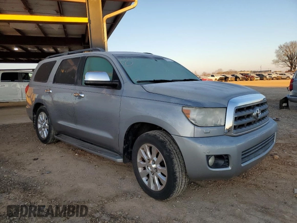 2008 Toyota Sequoia Platinum with VIN 5TDZY67A88S003285, listed as a Copart auction lot 87269764 with 292,577 mi miles and Clean Title. Bid and sale history available at carsss.com. Image 4.