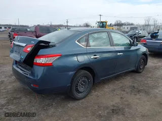 2014 Nissan Sentra SV with VIN 3N1AB7AP2EY305860, listed as a IAAI auction lot 41281860 with 123,412 mi miles. Bid and sale history available at carsss.com. Image 4.