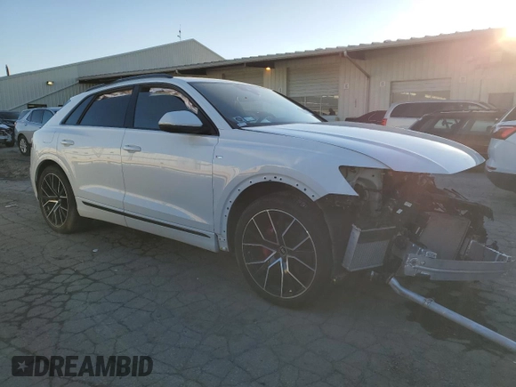 2022 Audi Q8 Prestige with VIN WA1FVBF14ND004473, listed as a Copart auction lot 78958544 with 0 mi miles and Salvage Title. Bid and sale history available at carsss.com. Image 4.