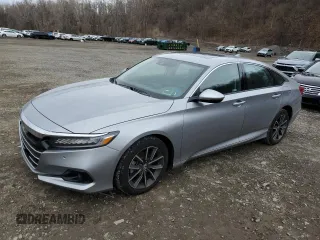 2022 Honda Accord EX-L with VIN 1HGCV1F59NA013355, listed as a Copart auction lot 51684455 with 25,212 mi miles and Non repairable. Bid and sale history available at DreamBid. Image 1.