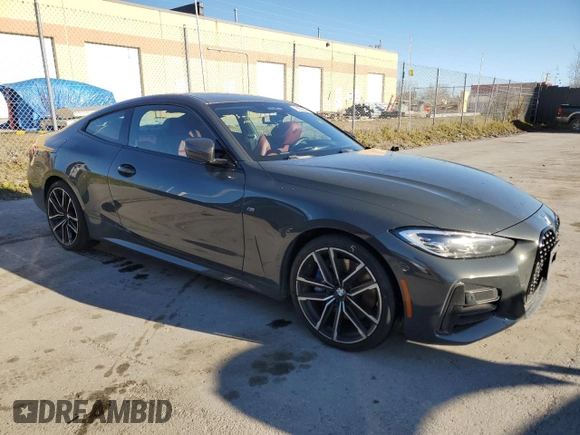 2021 BMW 4 Series M440i xDrive with VIN WBA13AR06MCF67158, listed as a Copart auction lot 79832504 with 65,772 mi miles and Clean Title. Bid and sale history available at DreamBid. Image 4.