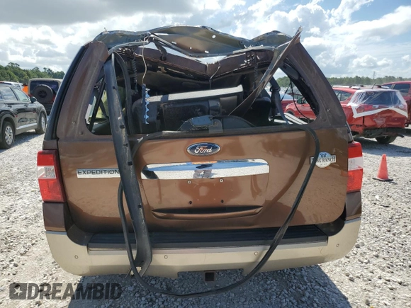 2012 Ford Expedition Max King Ranch with VIN 1FMJK1H59CEF46979, listed as a Copart auction lot 60762964 with Not provided miles and Non repairable. Bid and sale history available at DreamBid. Image 6.