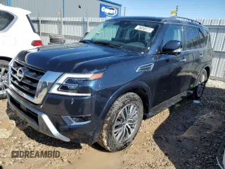 2023 Nissan Armada SL with VIN JN8AY2BC5P9182420, listed as a Copart auction lot 47121595 with 39,245 mi miles and Clean Title. Bid and sale history available at carsss.com. Image 1.