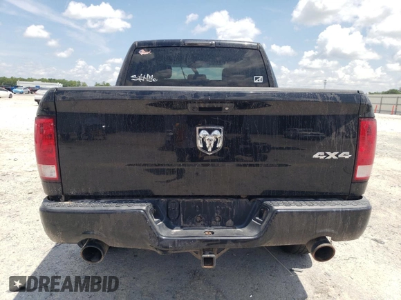 2017 Ram 1500 Express with VIN 3C6RR7KT2HG710237, listed as a Copart auction lot 61176305 with 89,966 mi miles and Salvage title. Bid and sale history available at DreamBid. Image 6.