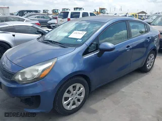 2016 Kia Rio LX with VIN KNADM4A32G6690392, listed as a IAAI auction lot 42075112 with 122,212 mi miles. Bid and sale history available at carsss.com. Image 2.