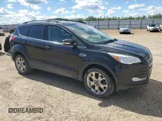 2013 Ford Escape SEL with VIN 1FMCU9H94DUA50063, listed as a Copart auction lot 63008005 with 225,421 mi miles and Salvage title. Bid and sale history available at DreamBid. Image 4.