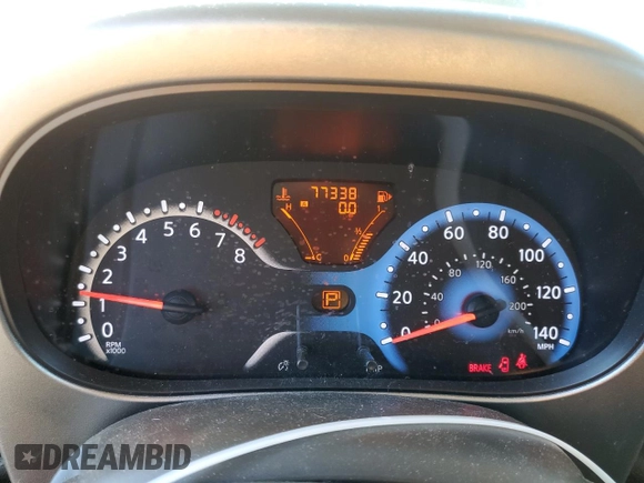 2013 Nissan Cube SL z VIN JN8AZ2KR5DT301373, wystawiony jako Copart lot #84353874 z przebiegiem 77 338 mil mil oraz Nie do naprawy • Non repairable. Historia ofert i sprzedaży dostępna na DreamBid. Obrazek 9.