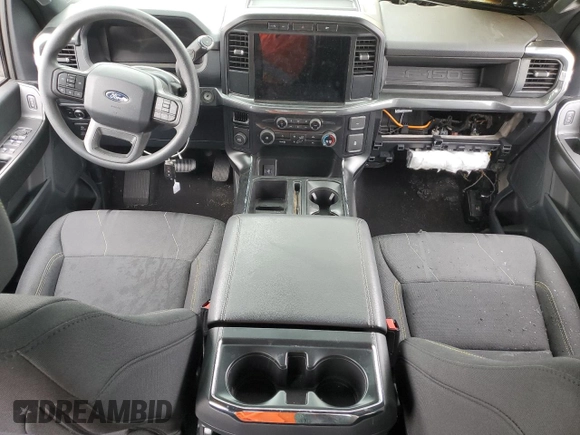 2024 Ford F-150 STX with VIN 1FTEW2KP7RKE61336, listed as a Copart auction lot 48214315 with Not Provided miles and Salvage Title. Bid and sale history available at carsss.com. Image 8.