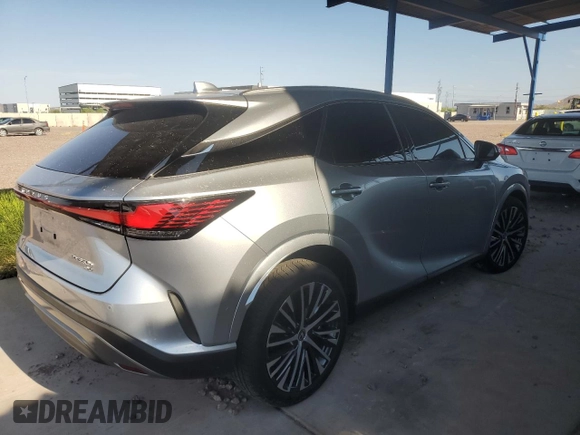 2024 Lexus RX with VIN 2T2BBMCA3RC023396, listed as a Copart auction lot 63218804 with 5,267 mi miles and Salvage Title. Bid and sale history available at carsss.com. Image 3.