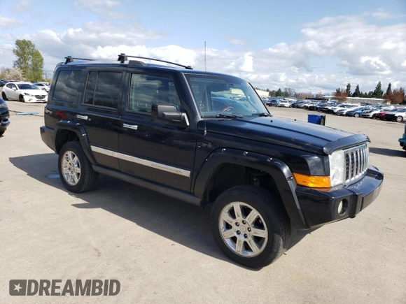 2008 Jeep Commander Overland with VIN 1J8HG68228C152923, listed as a Copart auction lot 51851365 with 182,674 mi miles and Salvage title. Bid and sale history available at DreamBid. Image 4.
