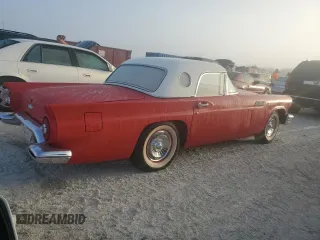 1957 Ford Thunderbird with VIN D7FH286272, listed as a Copart auction lot 77243694 with 19,878 mi miles and Salvage Title. Bid and sale history available at DreamBid. Image 3.