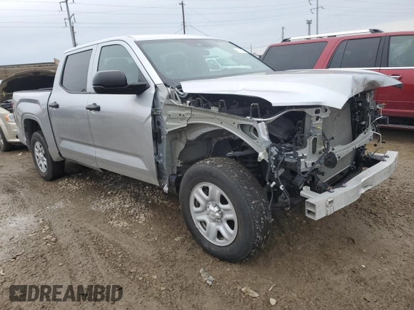 2023 Toyota Tundra SR with VIN 5TFKB5DB2PX079734, listed as a Copart auction lot 41746535 with 22,668 mi miles and Salvage title. Bid and sale history available at DreamBid. Image 4.