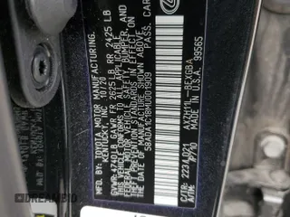 2021 Lexus ES with VIN 58ADA1C18MU001909, listed as a Copart auction lot 50432675 with 59,487 mi miles and Salvage Title. Bid and sale history available at carsss.com. Image 12.