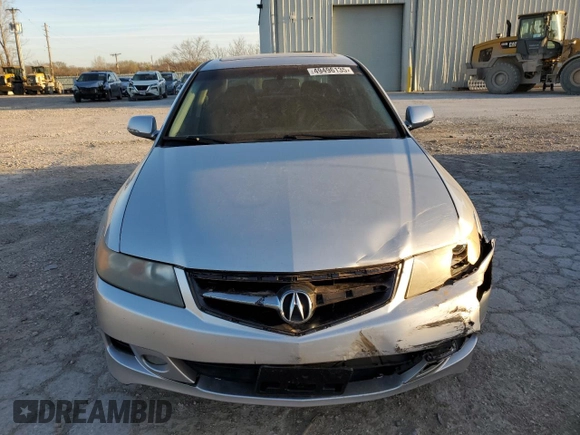 2008 Acura TSX Nav with VIN JH4CL96928C004574, listed as a Copart auction lot 49496135 with 257,168 mi miles and Salvage Title. Bid and sale history available at carsss.com. Image 5.