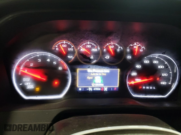 2021 Chevrolet Silverado 1500 LT with VIN 1GCUYDET4MZ393278, listed as a Copart auction lot 84419374 with 47,050 mi miles and Salvage Title. Bid and sale history available at carsss.com. Image 9.