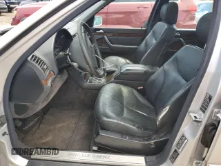 1999 Mercedes-Benz S-Class with VIN WDBGA51G3XA431682, listed as a Copart auction lot 56126924 with 0 mi miles and Salvage Title. Bid and sale history available at carsss.com. Image 7.