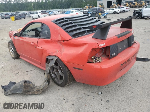 2001 Ford Mustang GT Deluxe с VIN 1FAFP42XX1F223299, выставлен на аукционе Copart как лот 55693455 с пробегом Не указан миль и Списание • Salvage title. История ставок и продаж доступна на DreamBid. Изображение 2.