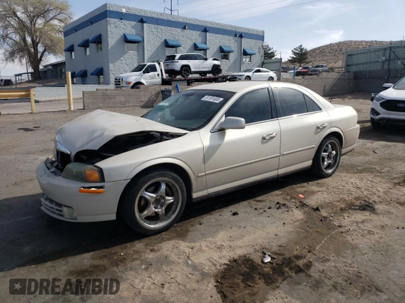 2002 Lincoln LS w/Base Pkg with VIN 1LNHM87A02Y607066, listed as a Copart auction lot 51151655 with 146,422 mi miles and Salvage Title. Bid and sale history available at carsss.com. Image 1.