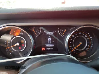 2019 Jeep Wrangler Unlimited Sport S with VIN 1C4HJXDN2KW634635, listed as a Copart auction lot 62107005 with 88,237 mi miles and Salvage title. Bid and sale history available at DreamBid. Image 9.