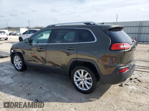 2016 Jeep Cherokee Limited with VIN 1C4PJLDS9GW125918, listed as a Copart auction lot 42929645 with 123,055 mi miles and Salvage title. Bid and sale history available at DreamBid. Image 2.